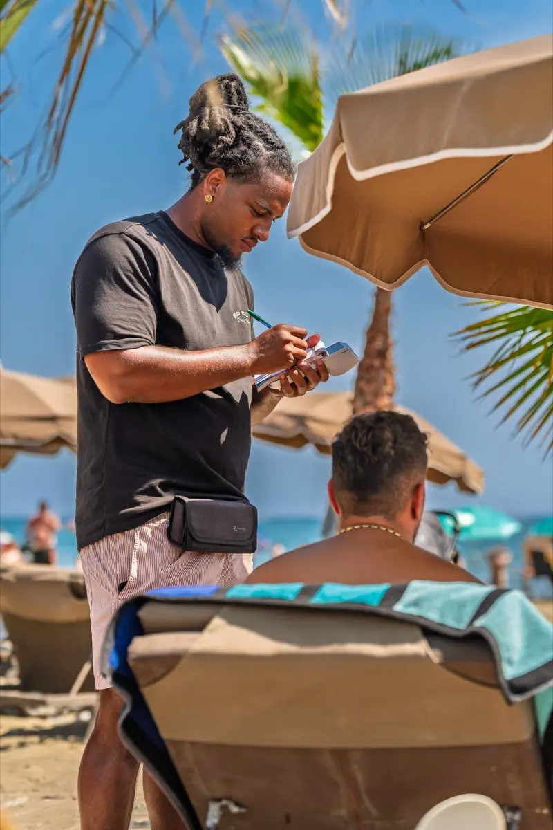 Service directement sur votre transat